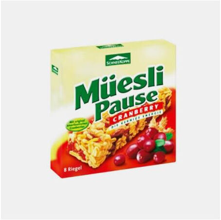 SCHNEEKOPPE BARRA DE MUESLI C/ ARANDOS 8x25g