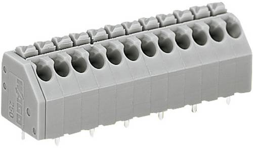 WAGO 250-212 Federkraftklemmblock 1.50mm² Polzahl 12 Grau