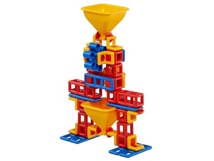 Plasticant Mobilo FLOW Advanced: experimentieren mit Sand, 134 Teile - Kreatives Konstruktionsspielzeug made in Germany - bauen, spielen, lernen für Kinder 3 - 8 Jahre