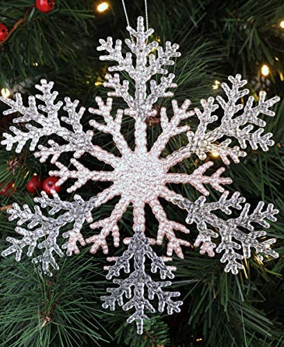 Christmas Concepts Glitter Sneeuwvlok Kerstdecoratie Rosegold 21 cm