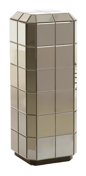 Light & Living Zuil Luciano Glas, Bruin, Hoogte: 80 cm