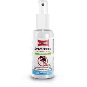 Ballistol Mückenspray Stichfrei Mückenschutz Sensitiv 26915, gegen Mücken und Zecken, Pumpspray, 100ml