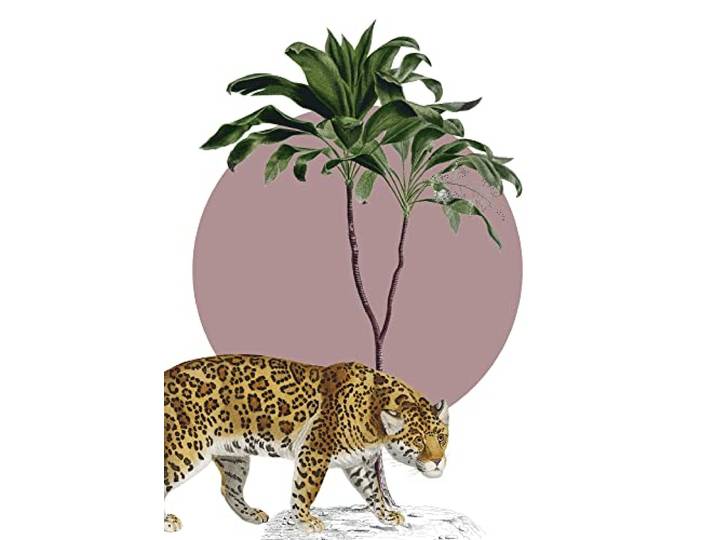 Komar Wandbild - Botanical Garden Jaguar - Größe: 50 x 70 cm - Poster, Kunstdruck, Dekoration, Wohnzimmer, Schlafzimmer