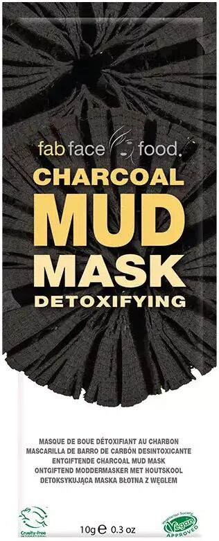 7th Heaven Fab Face Food Charcoal Peel-Off Mask Detoxifying Charcoal
