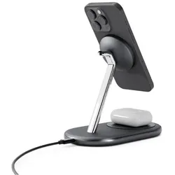 Epico UltraBase EX40 (15 W), Wireless Charger, Grau, Schwarz