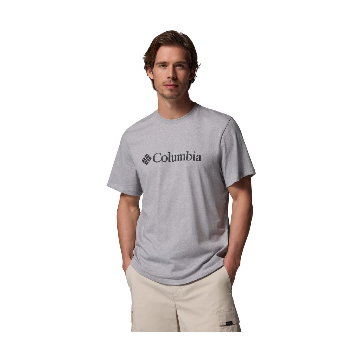Columbia Men's CSC Basic Logo T-shirt columbia grey heather, gem columbia (039) M 215500-2155001-039-M