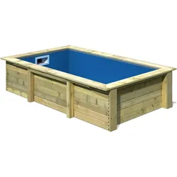 Karibu Gartenpool-Set - naturfarben