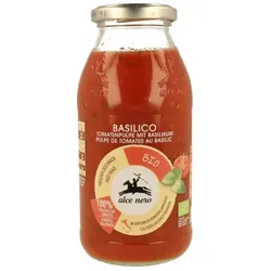 Alce Nero Tomatenpulpe mit Basilikum bio