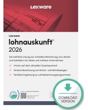 Lexware lohnauskunft 2026 Abo-Vertrag 1 Jahr 1 Benutzer Download Win, Deutsch (nur für Neukunden) (08846-2039)