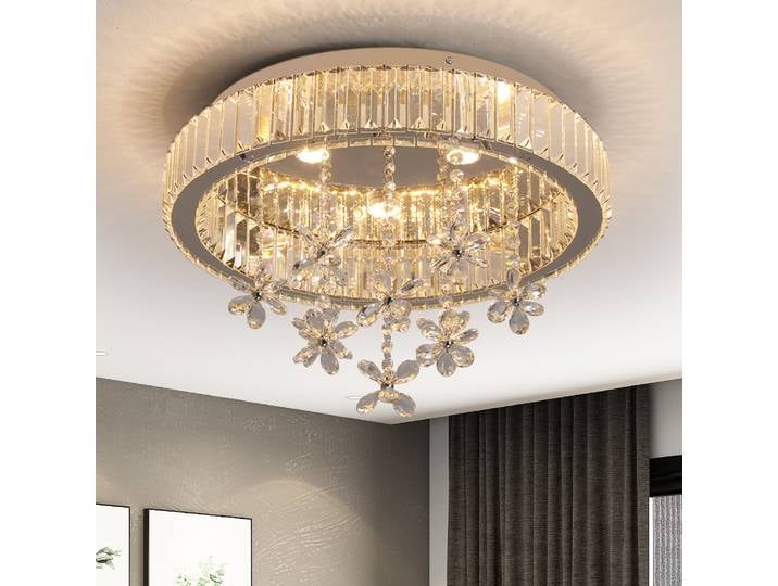 Lampe de plafond LED en cristal VETRULUS, lustre moderne, luminaire suspendu, décoration intérieure de luxe, luminaires pour salon et salle à manger, lustre.