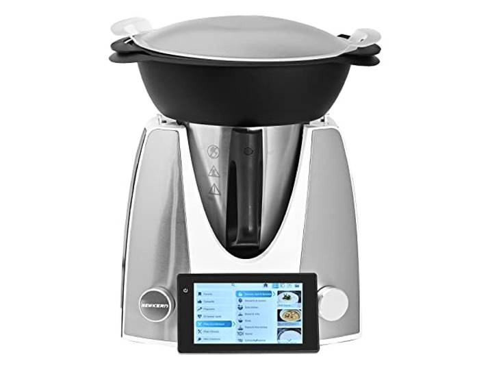 NewKern KE-7001 PRO Küchenmaschine mit Kochfunktion & WLAN – All-in-One Smart Cooking Roboter mit Touchscreen, Integrierte Rezepte, Waage, Dampfgarer, Kneten, Zerkleinern, Anbraten