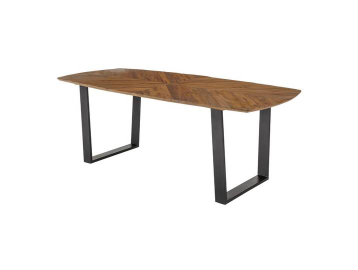 Esstisch ZAC 220x76x100 cm Schwarz