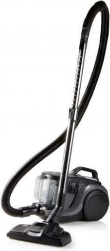 Domo DO7295S Bagless Cylinder Vacuum Cleaner met Cyclonic System en New Deep Clean Brush, 2.5L