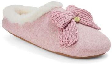 Women's Josie Knit Clog by Dearfoams in Pale Mauve (Size S M)