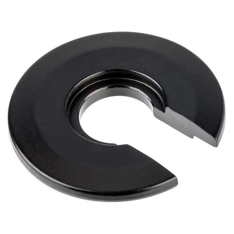 Fox Spring Retainer: Slotted (1.070 Bore,.500 Shaft, 1.850 OD X.275 TLG) Al 6061, Black Ano II SH (234-00-102)