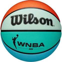 Wilson WNBA Drive Bright Outdoor Basketball orange/teal 6