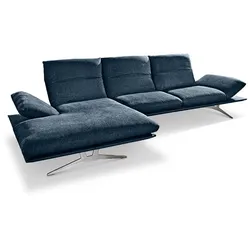 KOINOR Ecksofa Francis Stoff Blau 284 cm