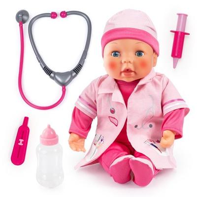 Puppe mit Doktor-Set 38 cm