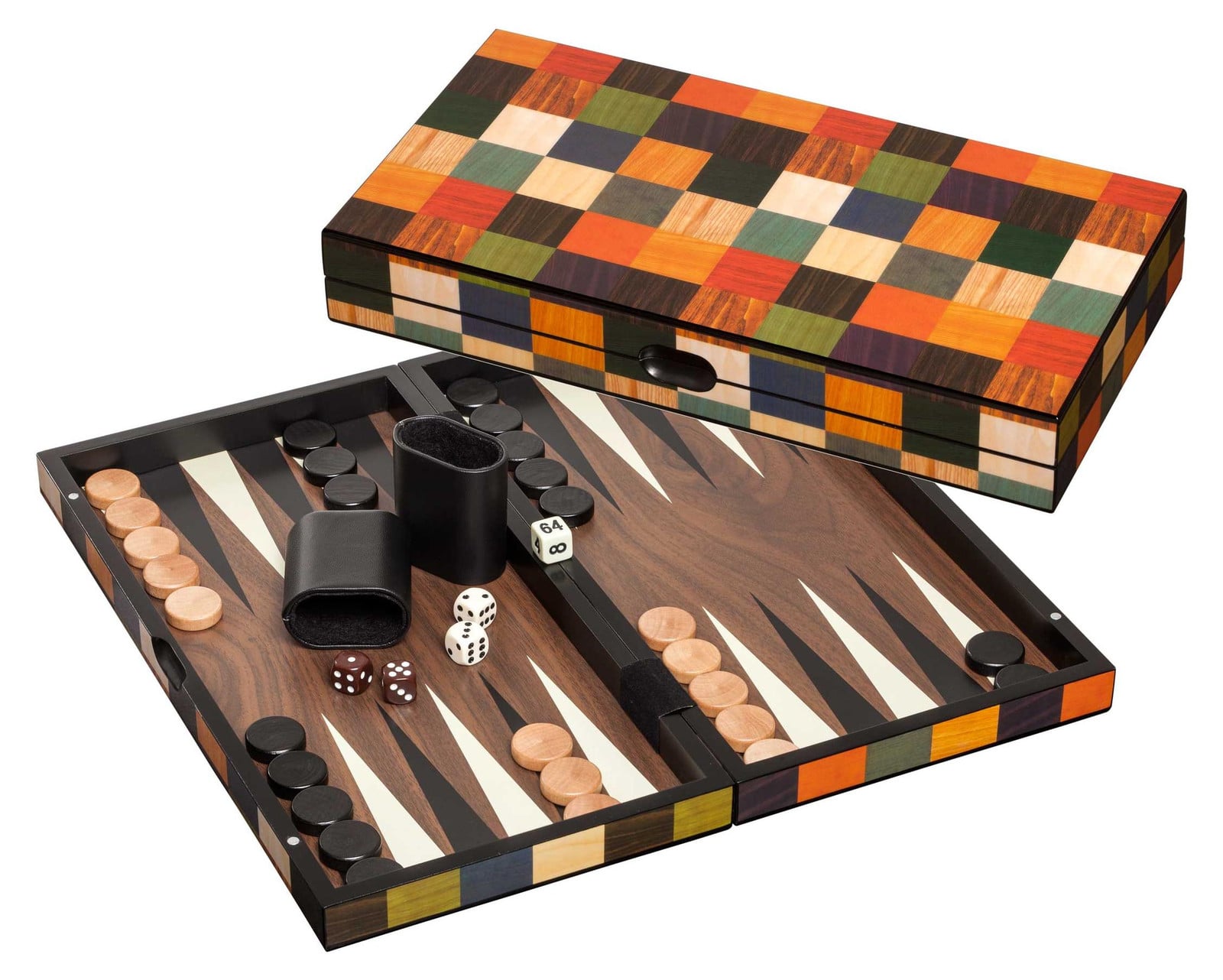 Philos Backgammon Fourni Medium – Klassiek bordspel voor 2 spelers