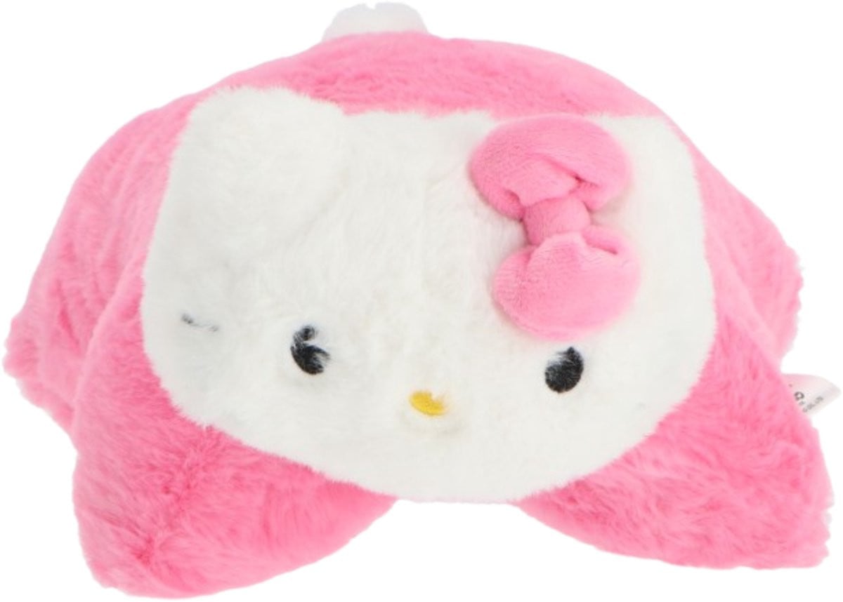 Hello Kitty Knuffelkussen - 2-in-1 - Pluche - Roze