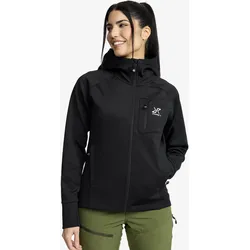 Evolution Stretch Fleece Hoodie Damen Black, Größe:M - Damen > Oberteile > Fleece & Midlayers - Schwarz