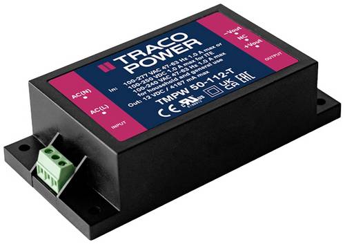 TracoPower TMPW 50-112-T AC/DC-Printnetzteil 12 V/DC 4.2A 50W