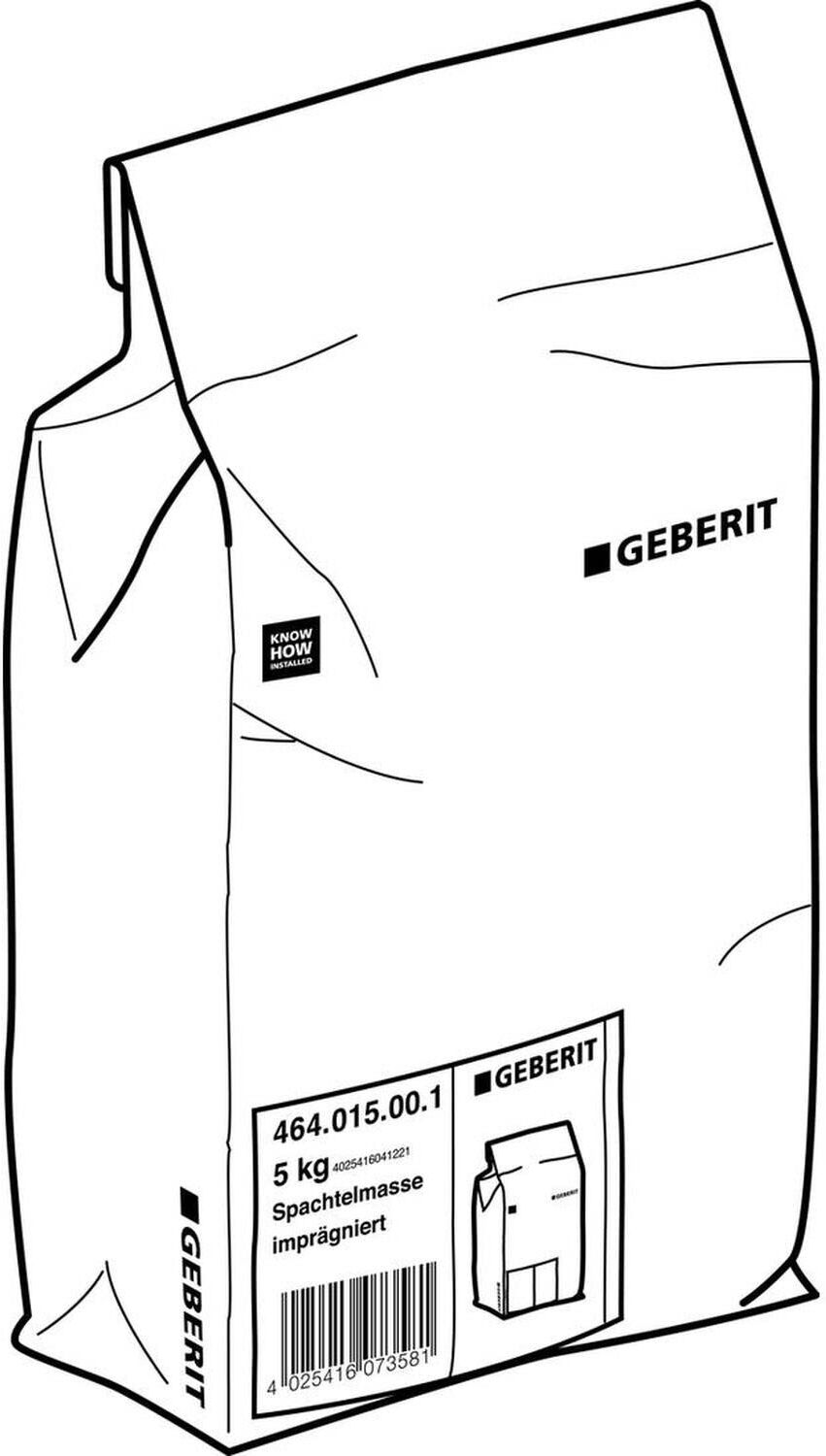 Geberit Spachtelmasse, imprägniert, Montagezubehör, 464.015.00.1,