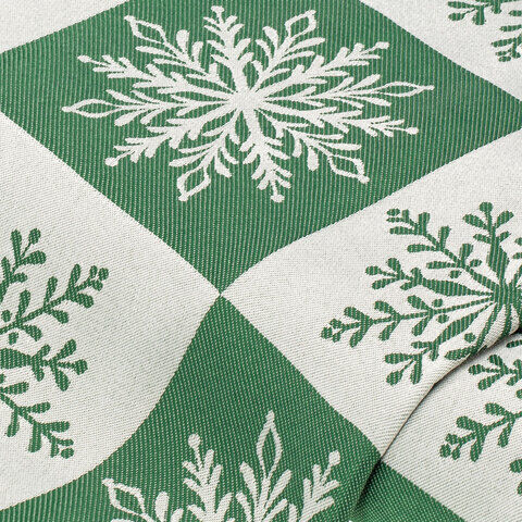 Jacquard "Kristalle-Patch", grün-color