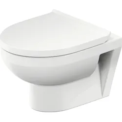 Duravit No.1 Wand-WC Compact, rimless, 365x480mm, Abgang: waagerecht, 2575092000, Farbe: Weiß mit HygieneGlaze