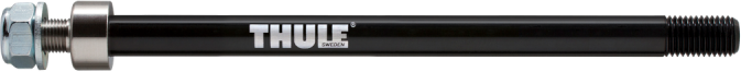 Thule Accessorio carrellino  perno passante thru axle Chariot Coaster Courier M12 x 1.0 155-167mm