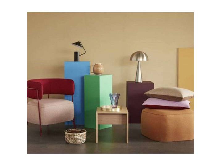 Tischleuchte Mush Large Messingfarben 52 cm E14 - Hübsch - Wohnzimmer - Design - Metall - Einflammig