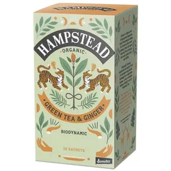 Organic Green Tea - Ingwer 20 Beutel