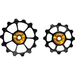 CEMA Schaltrollen SRAM Eagle 12-fach, Shimano 12-fach Keramik - schwarz