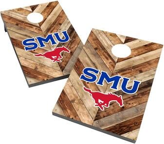 Skip's Garage SMU Mustangs 2x4 Cornhole Boards