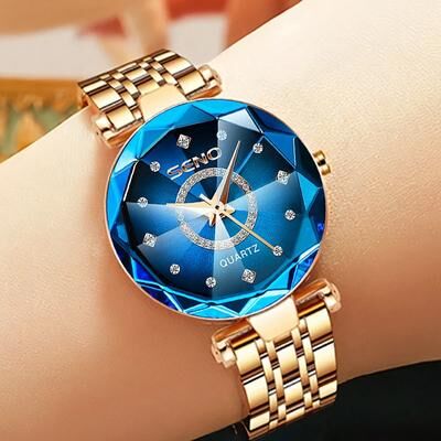 Modern Mode Marketplace 2024 Fashion Watches For Women Ladies Luxury Wristwatch New Look Valentines Da Gold White
