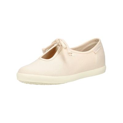 Schnürschuh SUPERGA "Superga Halbschuhe Textil", Damen, Gr. 38, beige, Textil, Schuhe Schnürschuh