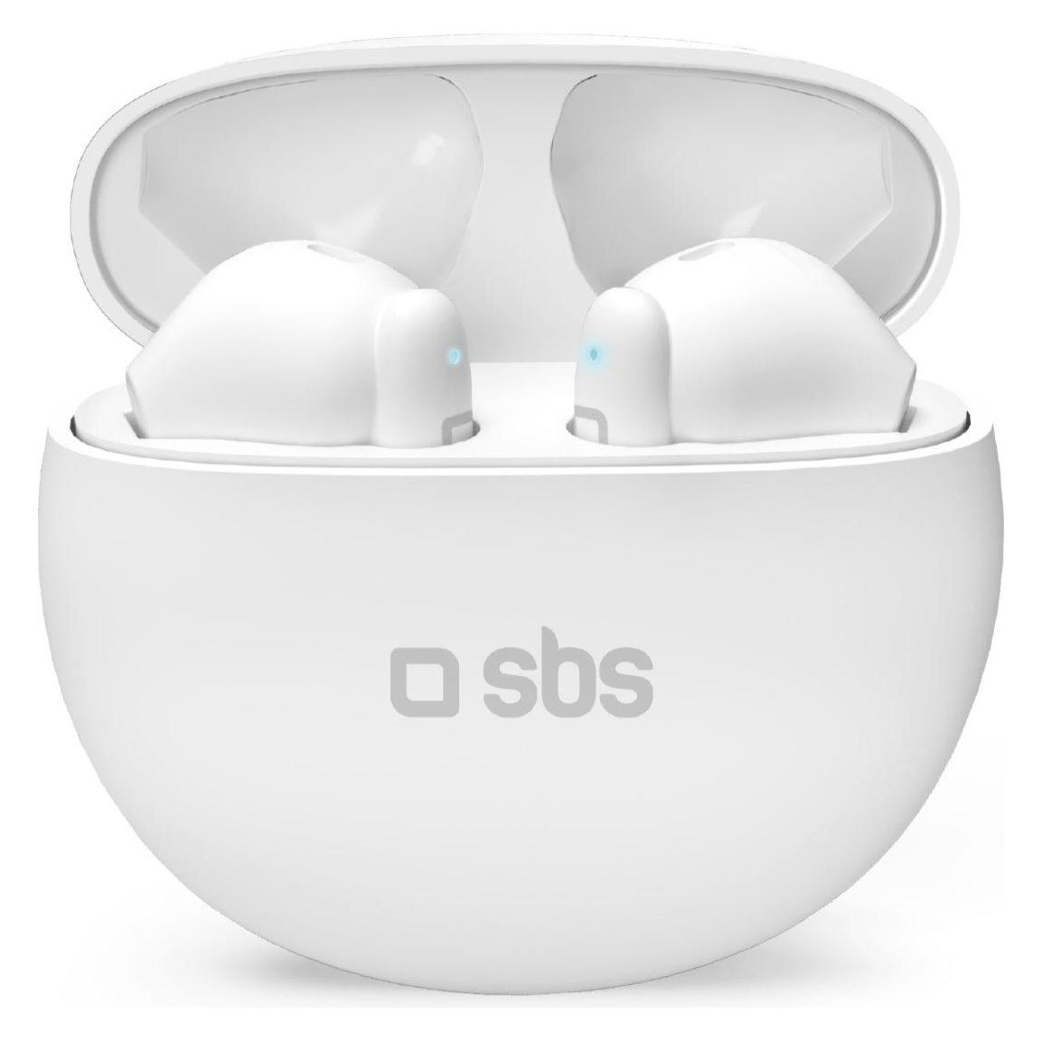 SBS TWS Pure Drops Kopfhörer mit 380mAh Ladestation white (6.50 h, Kabellos) (TEEARPURDTWSBTW)