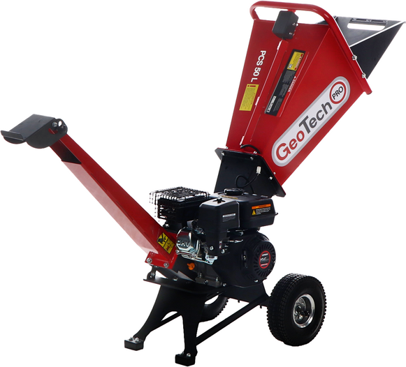 GeoTech Pro PCS 50 L - Biotrituratore a scoppio  - Motore Loncin 6.5 HP