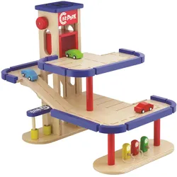 Spielba Parkhaus mit 3 Autos