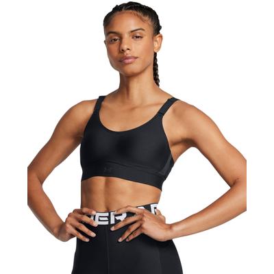 Sport-BH UNDER ARMOUR "UA INFINITY MID 2.0 BRA", Damen, Gr. S, N-Gr, schwarz (schwarz, schwarz), Obermaterial: 86% Polyester, 14% Elasthan, BHs Sport-BH, mit anpassungsfähiger Stütztechnologie