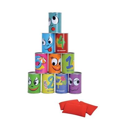 SCHILDKRÖT Dosenwurfspiel, Set 10 Dosen