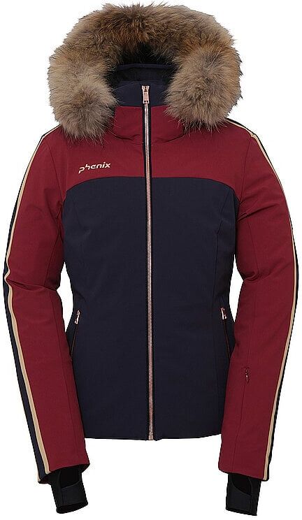 PHENIX Damen Skijacke dunkelrot   40 W