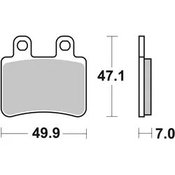 SBS Bremsbelag 773HF Street Ceramic