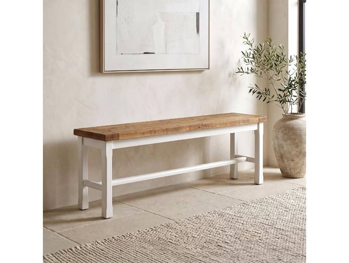 Banc en bois et blanc en pin massif - Mayfield