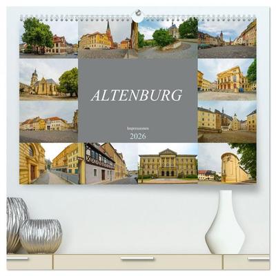 Altenburg Impressionen (hochwertiger Premium Wandkalender 2026 DIN A2 quer), Kunstdruck in Hochglanz