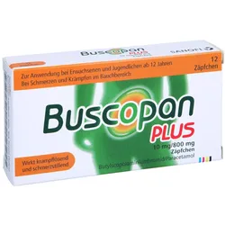 Buscopan plus 10 mg/800 mg Suppositorien - Reimport 12 St