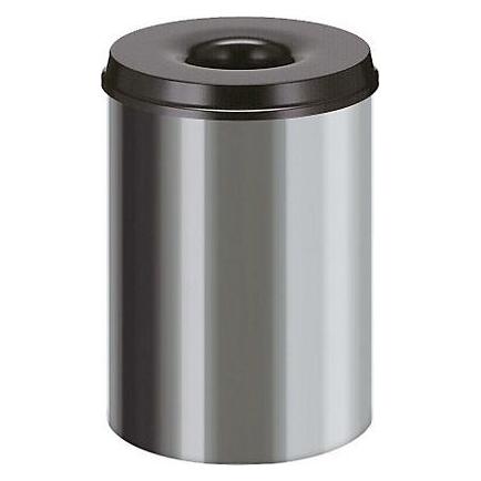 kaiserkraft Edelstahl-Papierkorb (30 l) (9194513)
