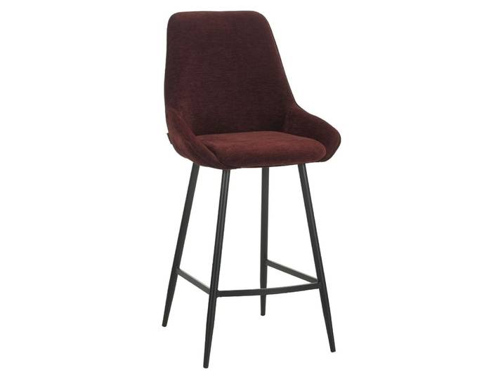 Bronx71 Barhocker Lynn Samt lila 71 cm