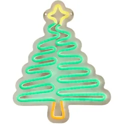 Luca Lighting Neon Light Weihnachtsbaum - braun|grün|gelb