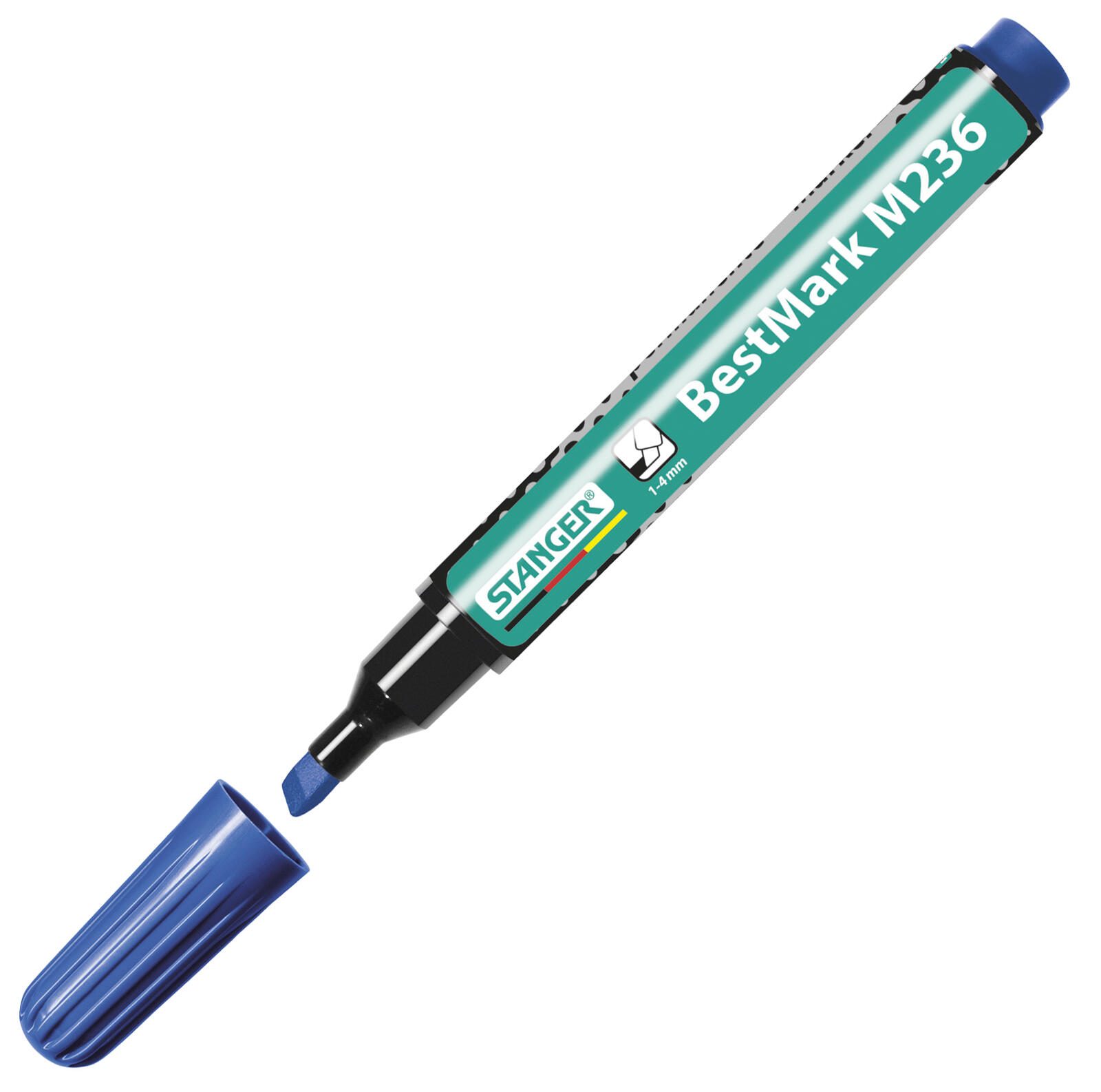 STANGER Permanentmarker BestMark M236 1.0 - 4.0 mm blau 712005